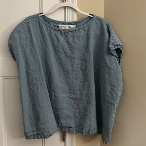 NotPerfectLinen Florence Square Linen Top